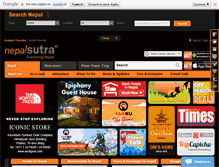 Tablet Screenshot of nepalsutra.com